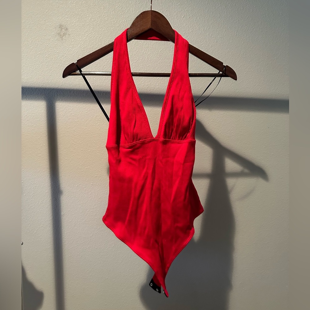 Lulus halter bodysuit NWT